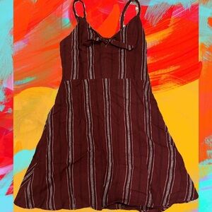 sanctuary the label dark red/mauve dress